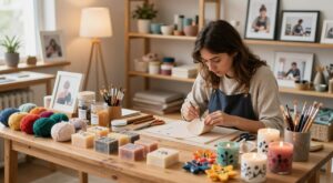 renda extra com artesanato e produtos caseiros